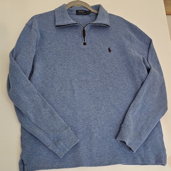 Ralph Lauren Other - Ralph Lauren Light Blue Half-Zip Sweater